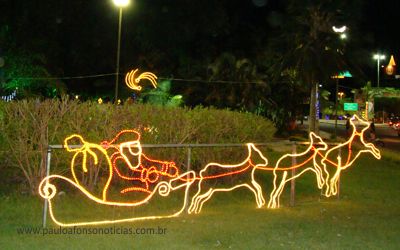  Artista pauloafonsino, Duda Rodrigues, abre as festividades, Natal no Parque 2011.