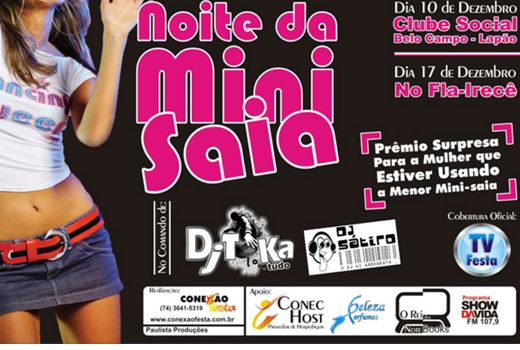  Noite da Mini Saia – Festa em Irecê & Belo Campo