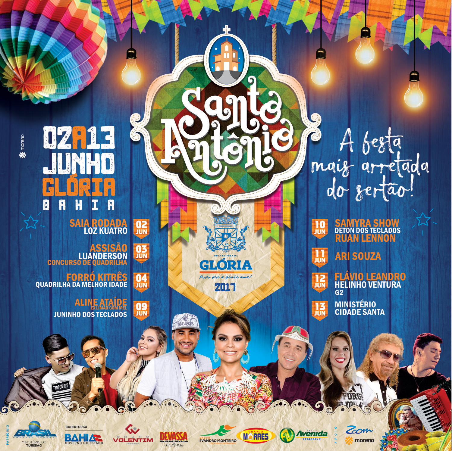  Festa de Santo Antônio 2017: Confira a grade de programação completa