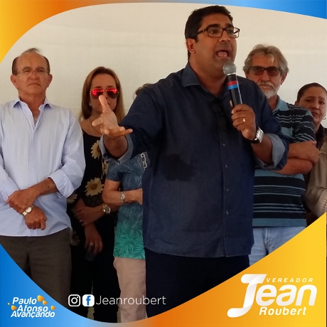  Jean Roubert participa da entrega da pavimentação asfáltica da Vila Matias