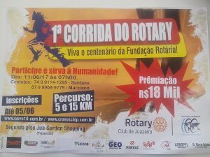  1ª Corrida do Rotary Club de Juazeiro deve movimentar atletas da região