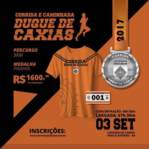  Vem ai a Corrida e Caminhada Duque de Caxias 2017