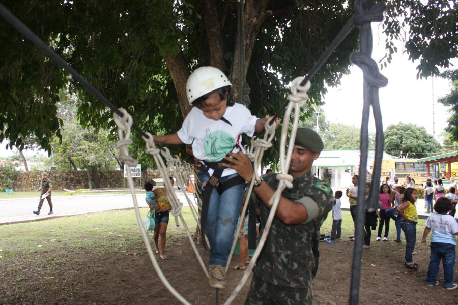  1ª Cia de Infantaria promove evento conjunto no Dia Nacional de Luta dos Direitos da Pessoa com Deficiência