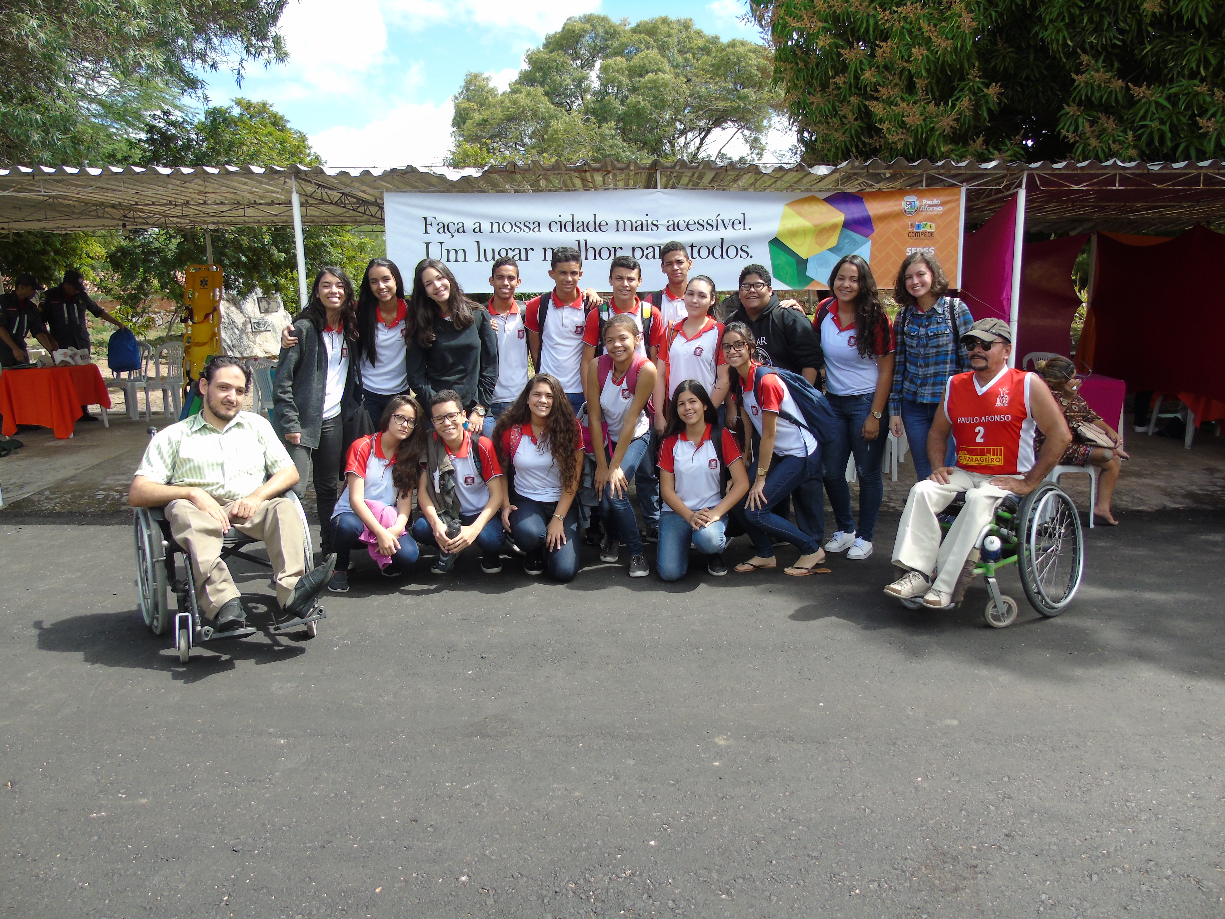  Alunos do Colégio Montessori  participam do Dia Nacional de luta  das pessoa com deficiência