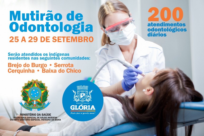  Mutirão de Odontologia nos Povoados Brejo do Burgo, Cerquinha, Serrota e Baixa do Chico