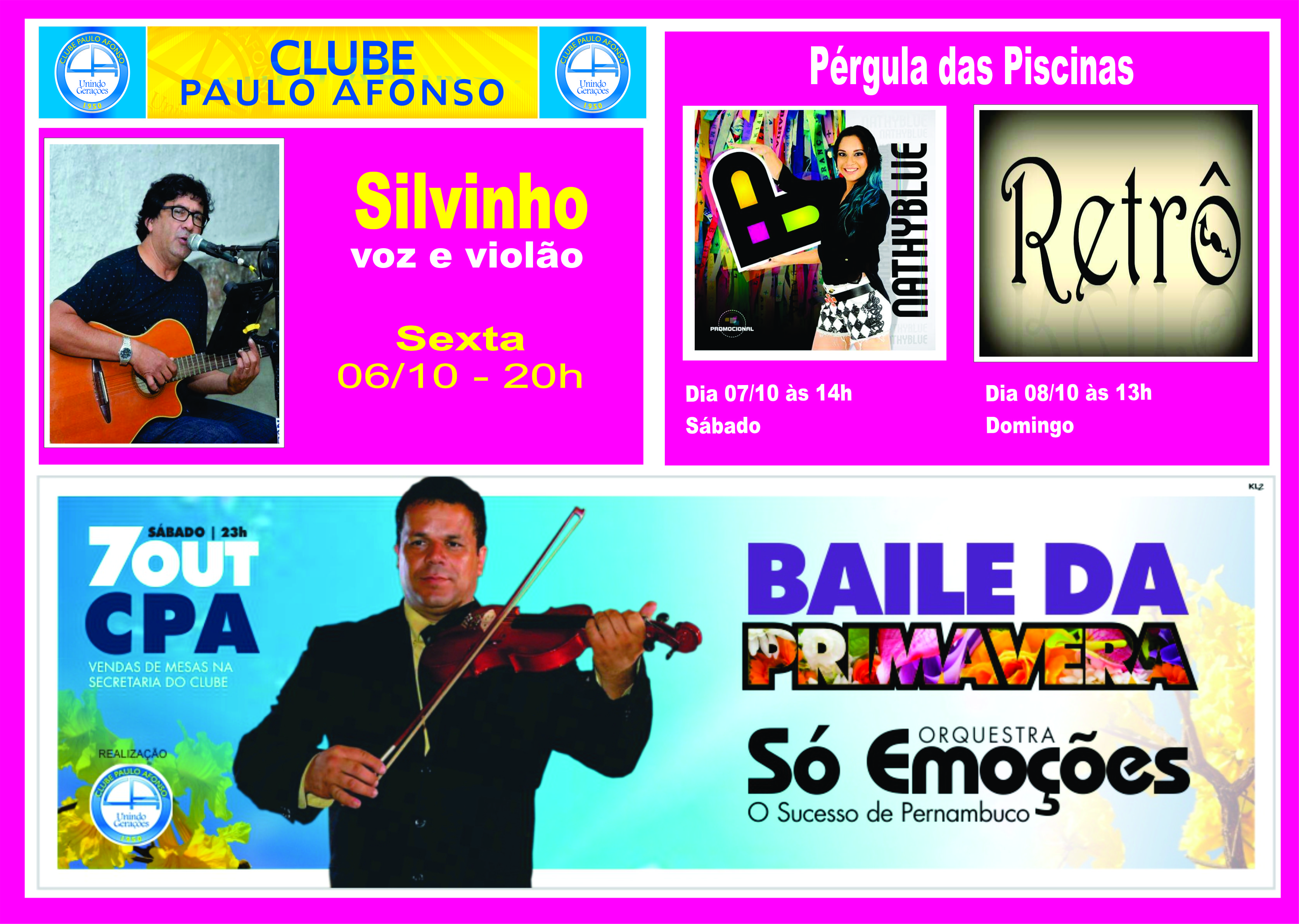  CPA – Baile da Primavera, dia 7 de outubro