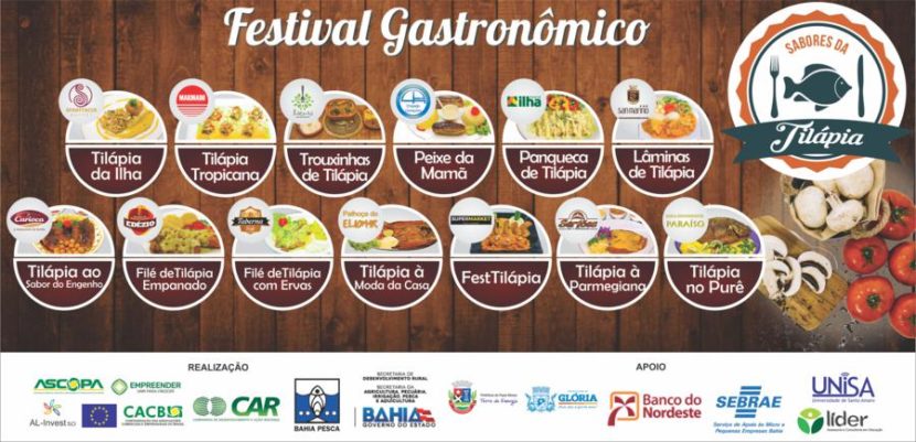  Festival Gastronômico Sabores da Tilápia já acontece em Restaurantes de Paulo Afonso e Glória