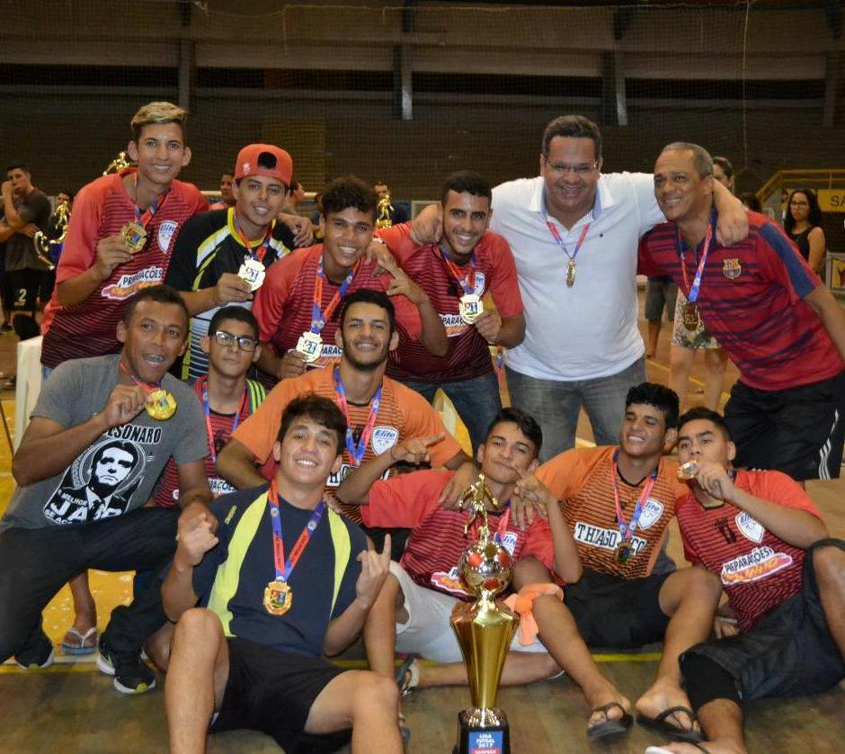  Prefeito em exercício, Flávio Henrique, participou da premiação da Liga Paulo Afonso de Futsal