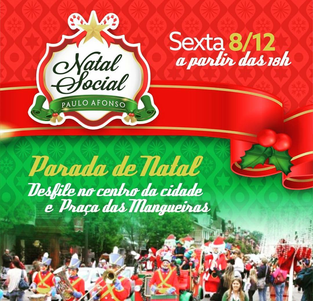  Natal Social começa nesta sexta-feira, 8/12