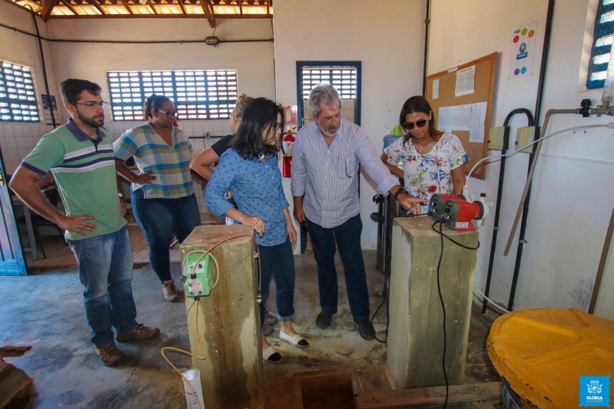  Saneamento Básico: Secretaria de Infraestrutura Hídrica e Saneamento do Estado visita o Povoado Quixaba