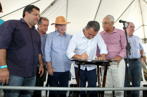  Em Barra, Rui inaugura Disep, autoriza construção de ponte e recuperação de estradas