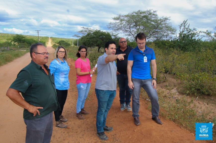  Nossa Água: Governo de Glória realiza visita técnica para implantação de sistema simplificado de abastecimento de água na zona rural