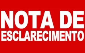  NOTA DE ESCLARECIMENTO