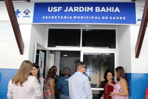  USF é entregue a comunidade do Jardim Bahia e gestão anuncia investimentos na área de saúde