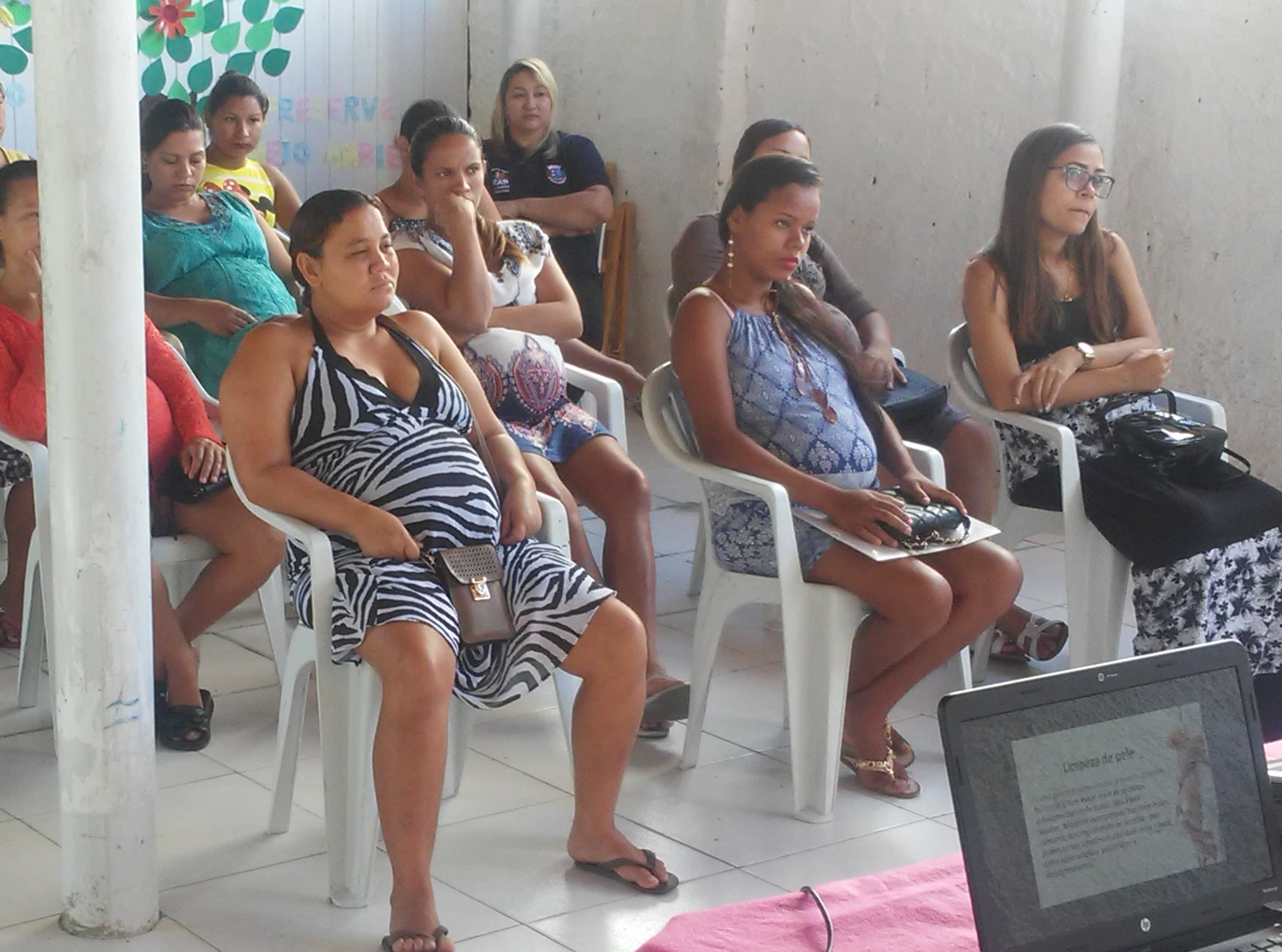  Grupo de gestantes do CRAS Prainha realiza palestra sobre maternidade