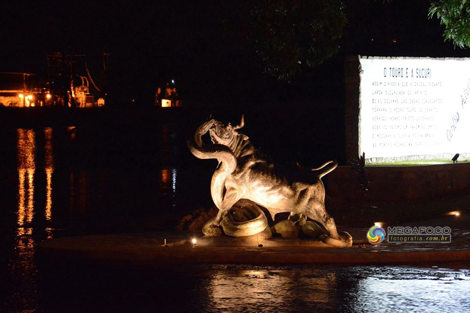  Revitalização do Monumento o Touro e Sucuri será entregue nesta sexta-feira, 27 de julho