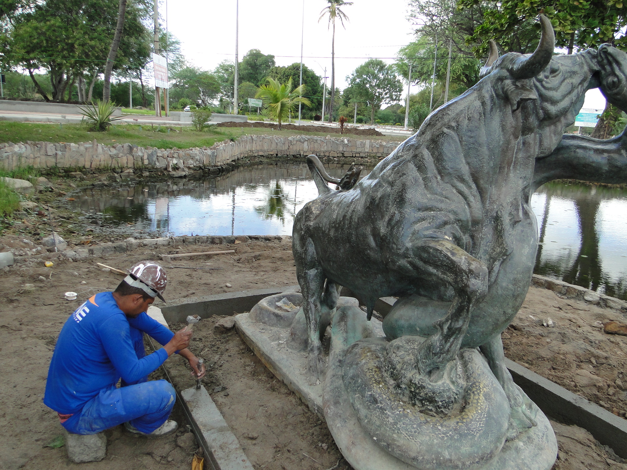  O ponto turístico O Touro e a Sucuri será entregue  requalificado no dia 27 de julho