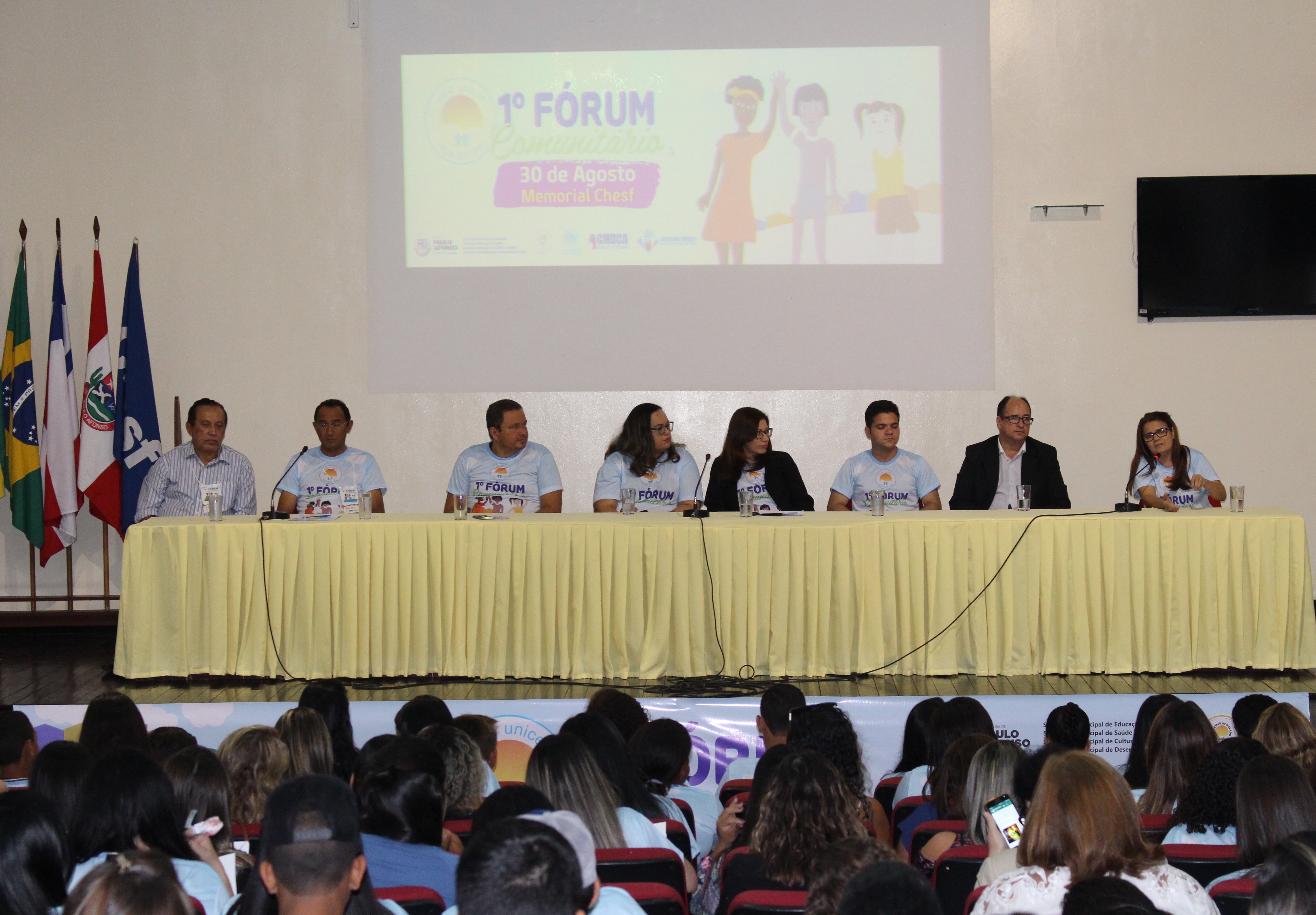  1º Fórum Comunitário do Selo UNICEF avalia situação de crianças e adolescentes em Paulo Afonso