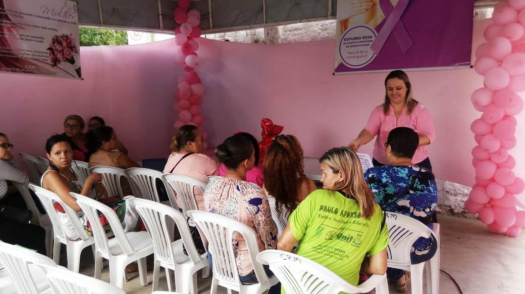  Centro de Referência realiza atividades alusivas ao Outubro Rosa