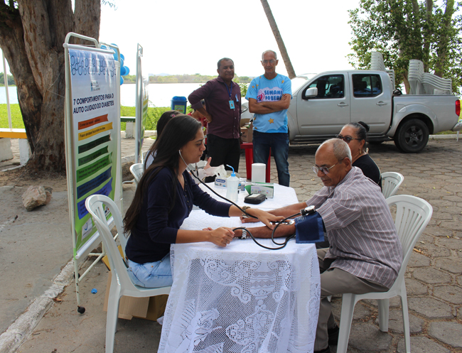  Secretaria de Saúde realiza atividades alusivas ao Dia Mundial do Diabetes