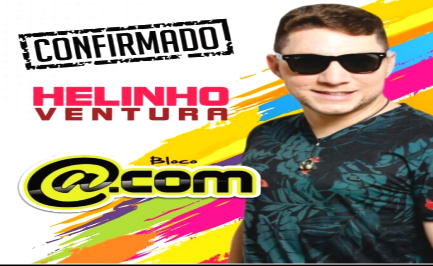  No domingo de carnaval no BTN, no Bloco@.com vai ter Helinho Ventura