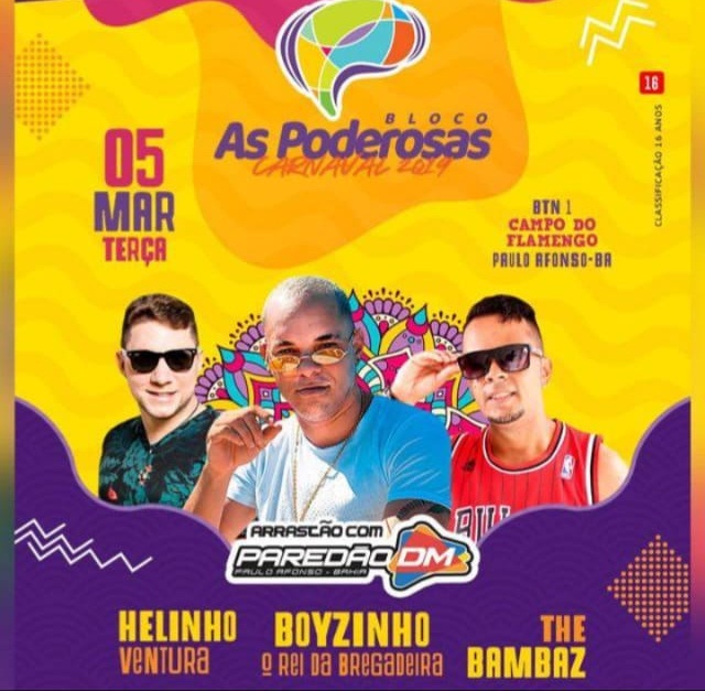  Arrastão e festa indoor do bloco “As Poderosas”, no BTN