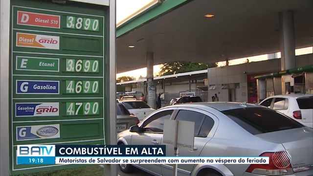  Postos de Salvador têm aumento nos preços dos combustíveis; litro da gasolina está cerca de R$ 0,35 mais caro