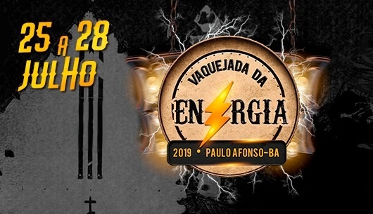  Vaquejada da Energia, de 25 a 28 de julho, no Parque de Exposições