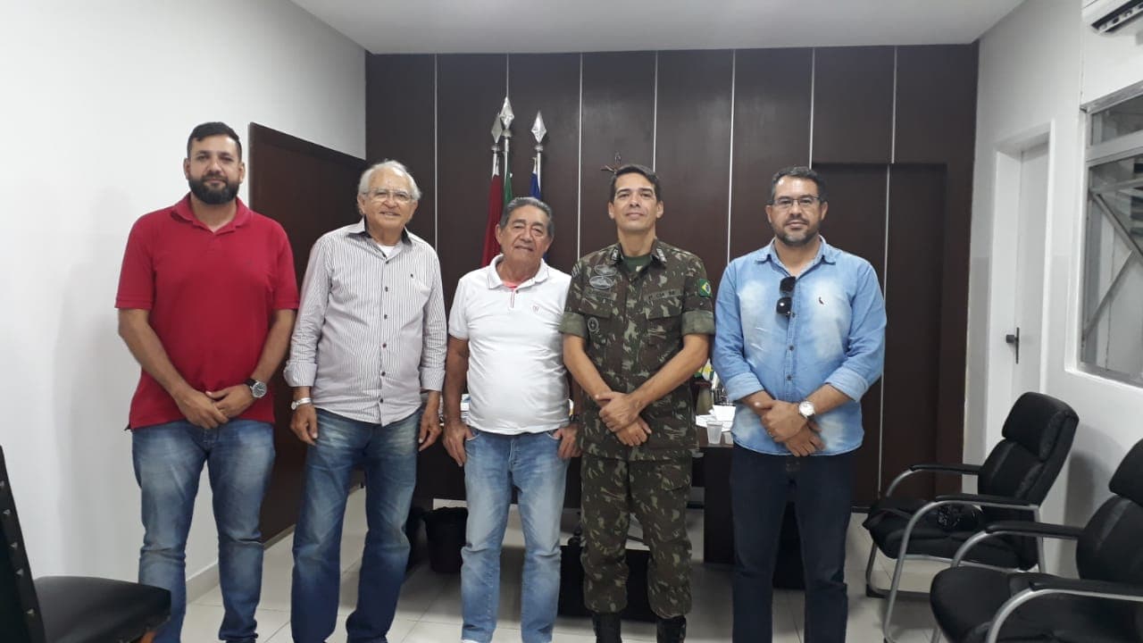  Comandante da 1ª Cia Inf participa da reunião de coordenação do dia 7 setembro e Copa Vela com o Prefeito de Paulo Afonso