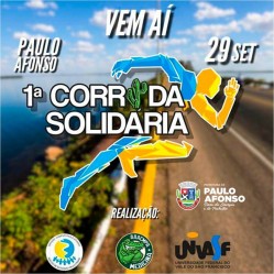  I Corrida Solidária promovida pela Univasf, acontece no dia 29 de setembro