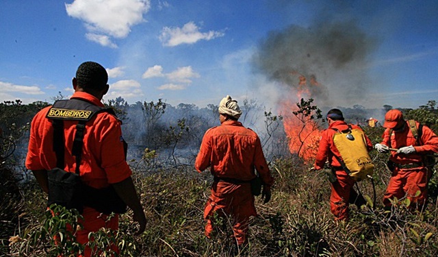  Governo envia aeronaves para combate a incêndio na Chapada Diamantina