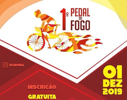  Grupamento de Bombeiros Militar promove passeio ciclístico Pedal do Fogo