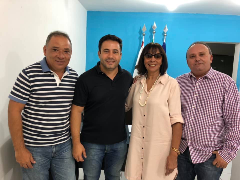  Ex- prefeita Ena Vilma visita o prefeito David Cavalcanti