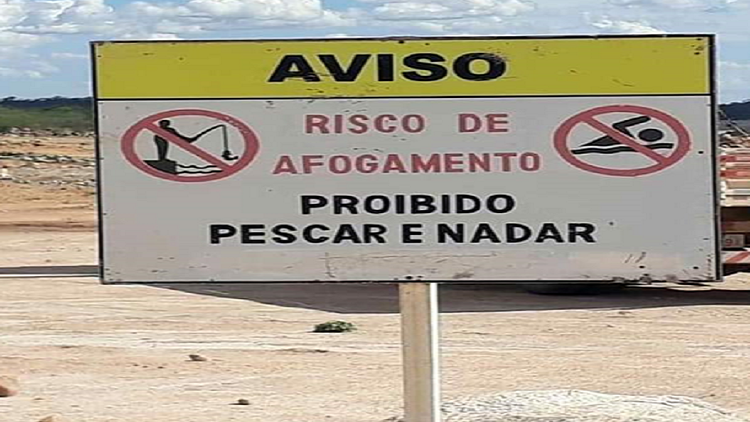  Ministério do Desenvolvimento Regional alerta para riscos de lazer na barragem de Negreiros, em Salgueiro