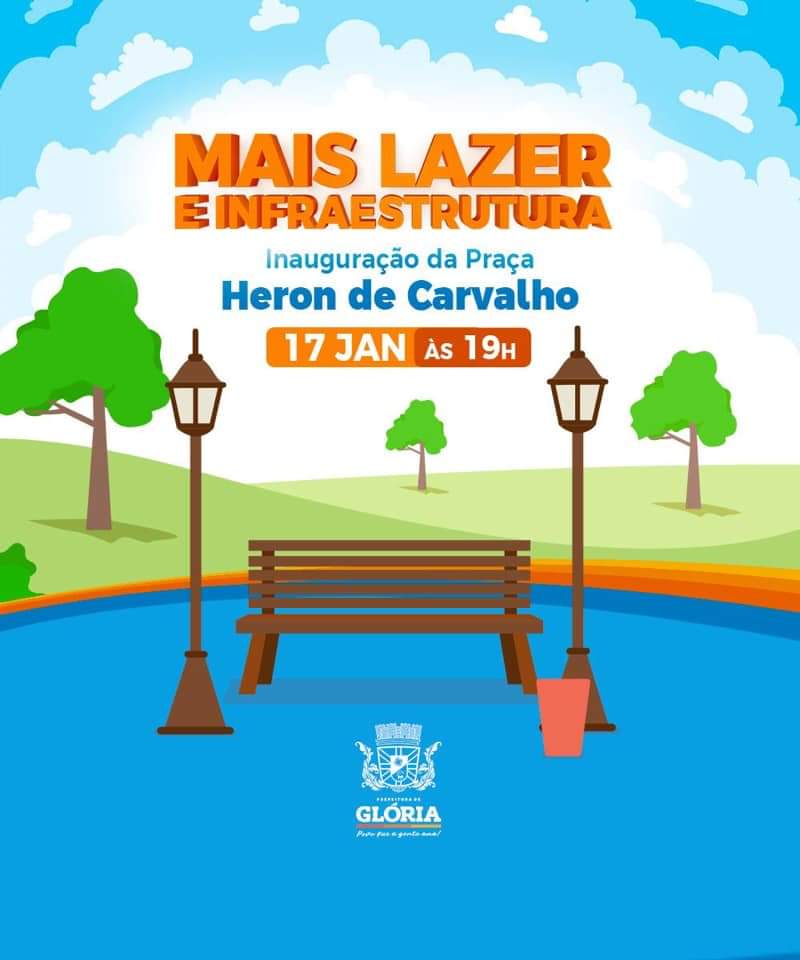  Convite: PMG convida a todos para inauguração da Praça Heron de Carvalho