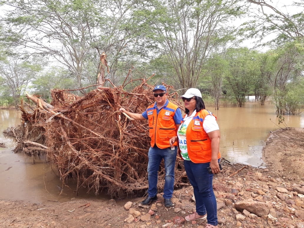  Defesa Civil realiza inspeções em barragens nas comunidades de Santo Antônio, Várzea, Rio do Sal, na área rural de Paulo Afonso