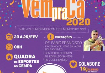  Participe do Encontro de Carnaval Vem Pra Cá 2020