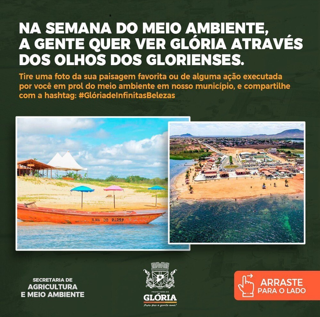  Na Semana do Meio Ambiente, agente quer ver Glória através dos olhos dos glorienses