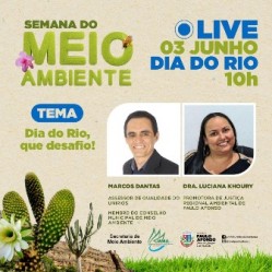  Comemoração do Dia Mundial do Meio Ambiente será nesta quarta e sexta-feira