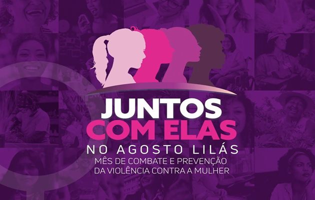  Live comemorativa, JUNTOS COM ELAS no Agosto Lilás