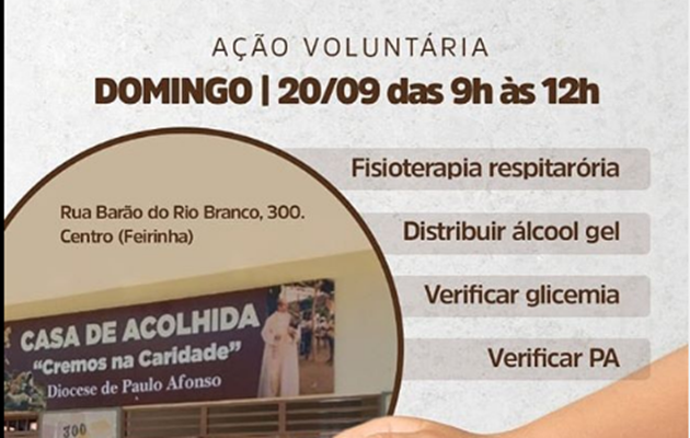  Covid-19: Mais uma Ação Voluntária na Casa de Acolhida