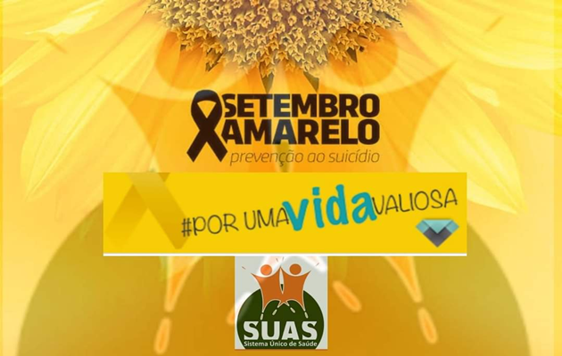  Sms de Glória realiza live Setembro Amarelo / Suicídio e Covid-19