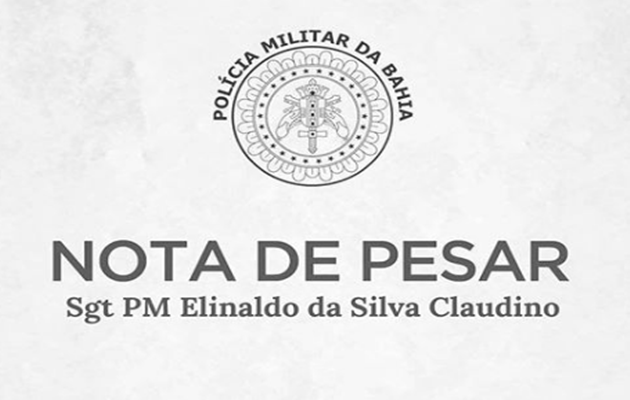  20º BPM/Paulo Afonso – NOTA DE PESAR