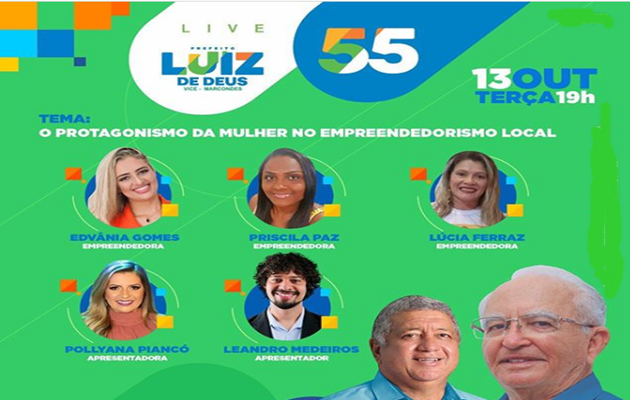  Live55: “O protagonismo da mulher no empreendedorismo local”