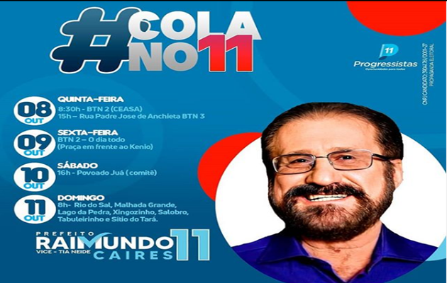  Time do progresso e do desenvolvimento. Raimundo é saúde, Tia Neide é BTN!!!