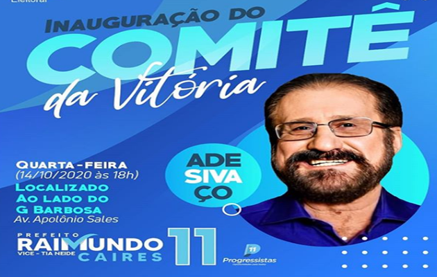  PP inaugura comitê na quarta-feira as 18h