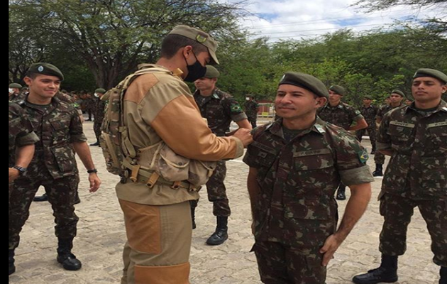  1ª Companhia De Infantaria parabeniza os novos Combatentes de Caatinga