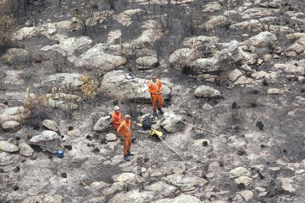  Bombeiros decreta extinção dos incêndios florestais na região da Chapada Diamantina