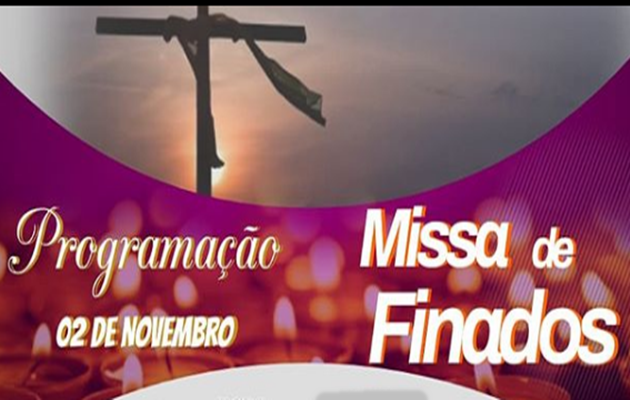  Programação de Missas no cemitério Padre Lorenço Tori, no Dia de Finados