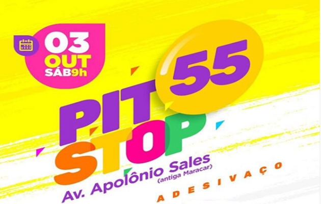  PitStop55 e Adesivaço, agora na Apolônio Sales